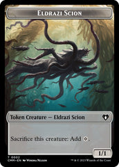 Eldrazi Scion // Stoneforged Blade Double-Sided Token [Commander Masters Tokens] | L.A. Mood Comics and Games