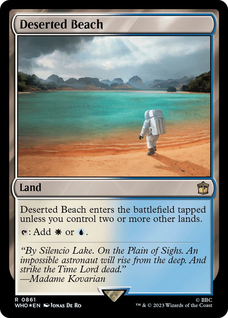 Deserted Beach (Surge Foil) [Doctor Who] | L.A. Mood Comics and Games