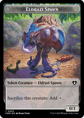 Eldrazi Spawn // Cat (0005) Double-Sided Token [Commander Masters Tokens] | L.A. Mood Comics and Games