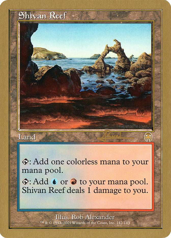 Shivan Reef (Antoine Ruel) [World Championship Decks 2001] | L.A. Mood Comics and Games