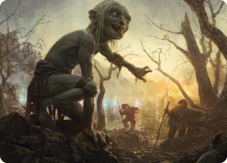 Smeagol, Helpful Guide Art Card [The Lord of the Rings: Tales of Middle-earth Art Series] | L.A. Mood Comics and Games