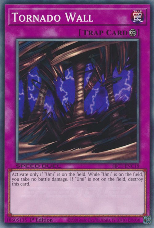 Tornado Wall [SBC1-ENC18] Common | L.A. Mood Comics and Games