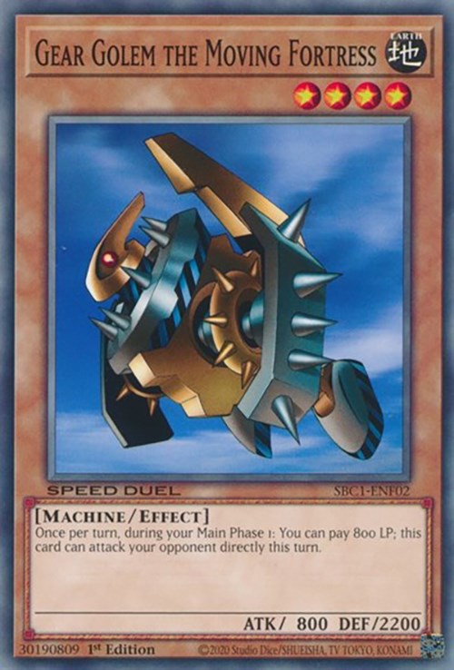 Gear Golem the Moving Fortress [SBC1-ENF02] Common | L.A. Mood Comics and Games
