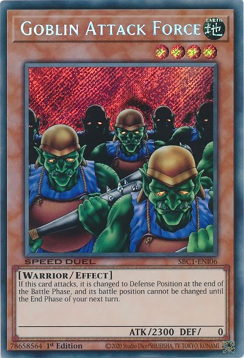 Goblin Attack Force [SBC1-ENI06] Secret Rare | L.A. Mood Comics and Games