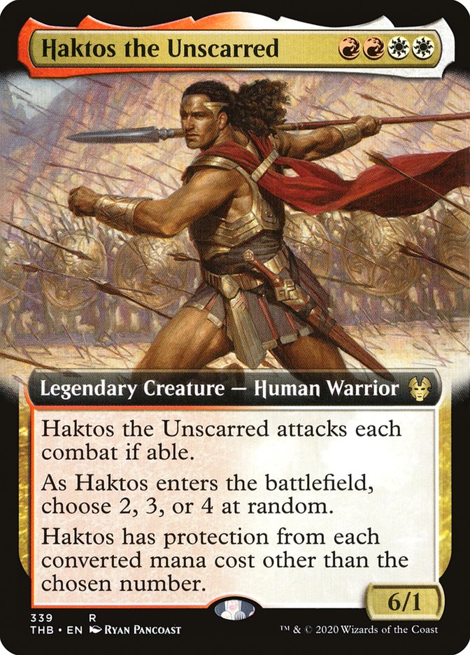 Haktos the Unscarred (Extended Art) [Theros Beyond Death] | L.A. Mood Comics and Games