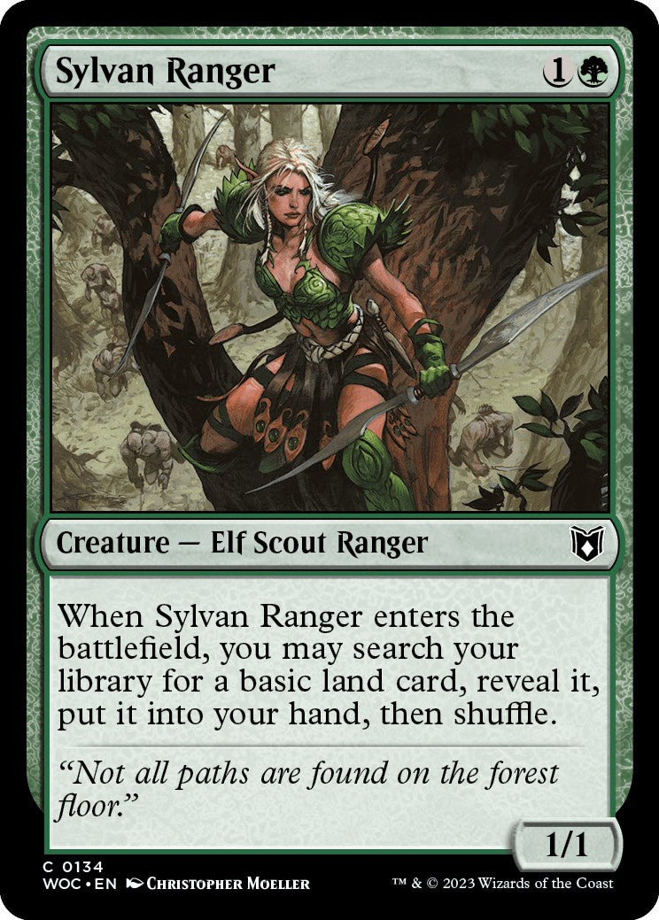 Sylvan Ranger [Wilds of Eldraine Commander] | L.A. Mood Comics and Games