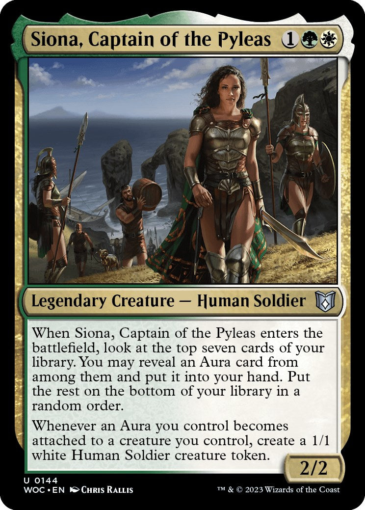 Siona, Captain of the Pyleas [Wilds of Eldraine Commander] | L.A. Mood Comics and Games