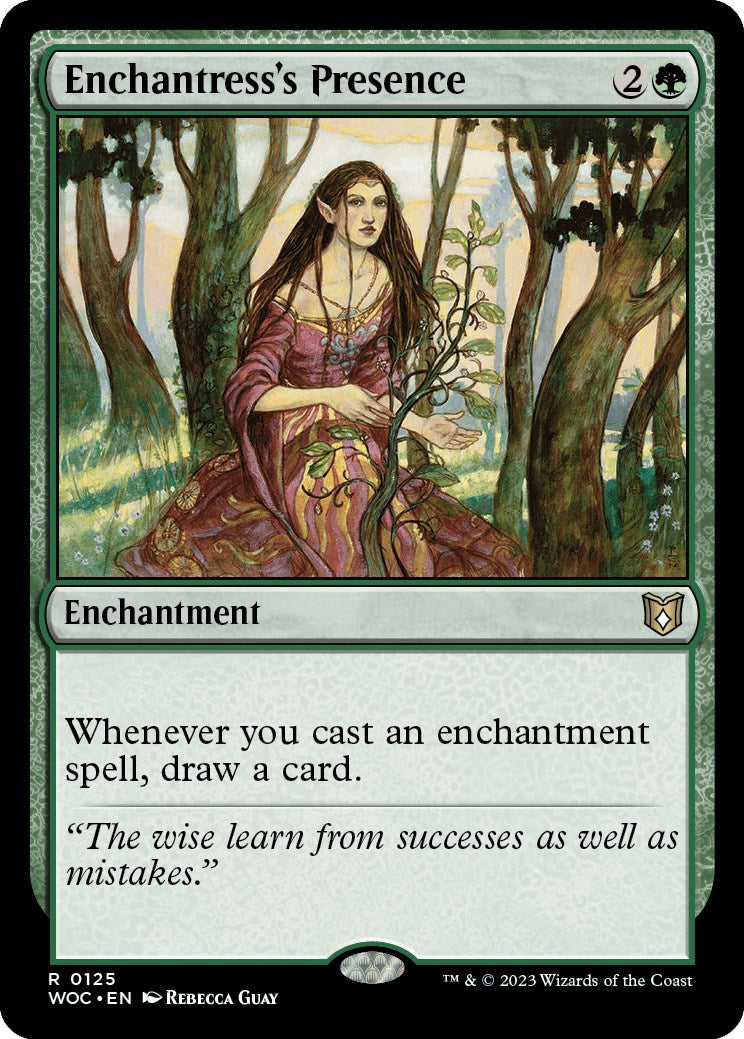 Enchantress's Presence [Wilds of Eldraine Commander] | L.A. Mood Comics and Games