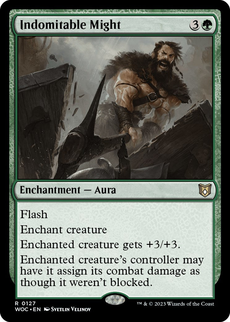 Indomitable Might [Wilds of Eldraine Commander] | L.A. Mood Comics and Games