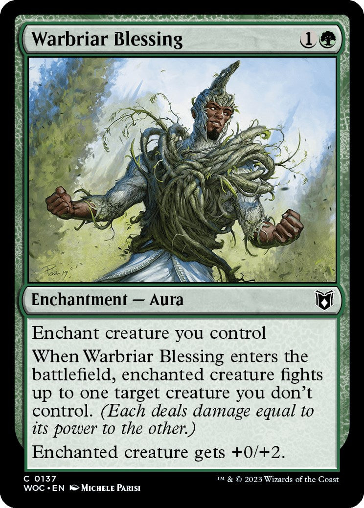 Warbriar Blessing [Wilds of Eldraine Commander] | L.A. Mood Comics and Games