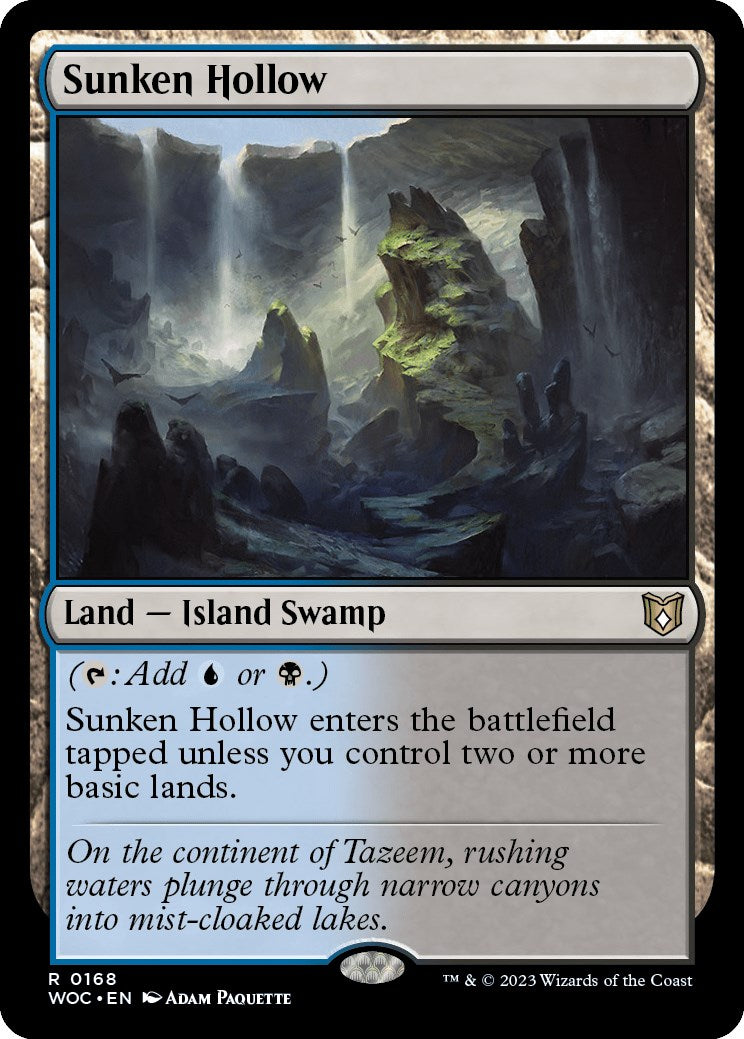 Sunken Hollow [Wilds of Eldraine Commander] | L.A. Mood Comics and Games