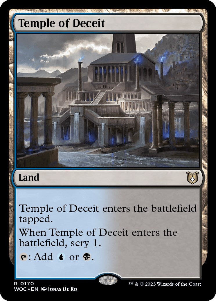 Temple of Deceit [Wilds of Eldraine Commander] | L.A. Mood Comics and Games