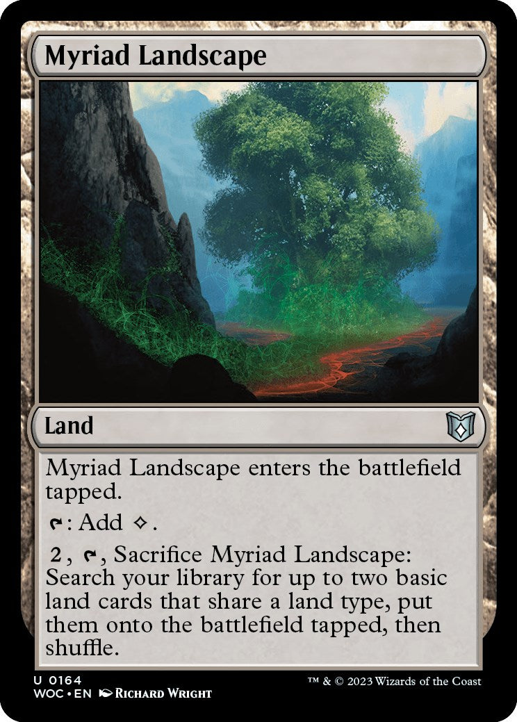 Myriad Landscape [Wilds of Eldraine Commander] | L.A. Mood Comics and Games