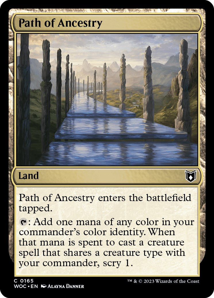 Path of Ancestry [Wilds of Eldraine Commander] | L.A. Mood Comics and Games