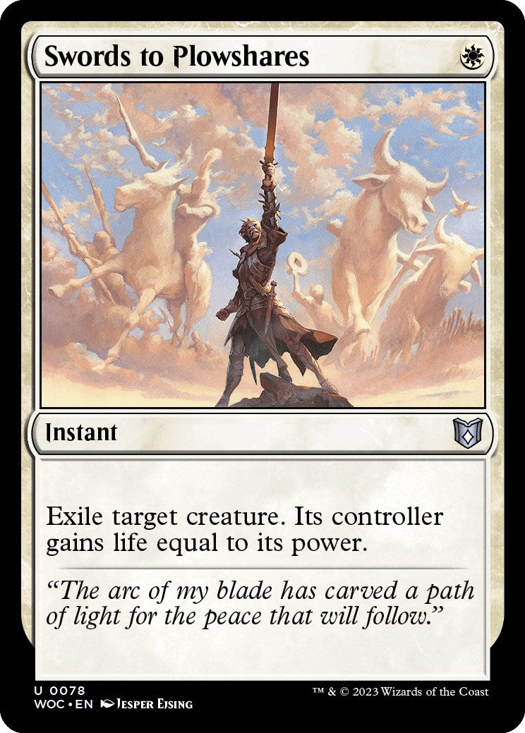 Swords to Plowshares [Wilds of Eldraine Commander] | L.A. Mood Comics and Games