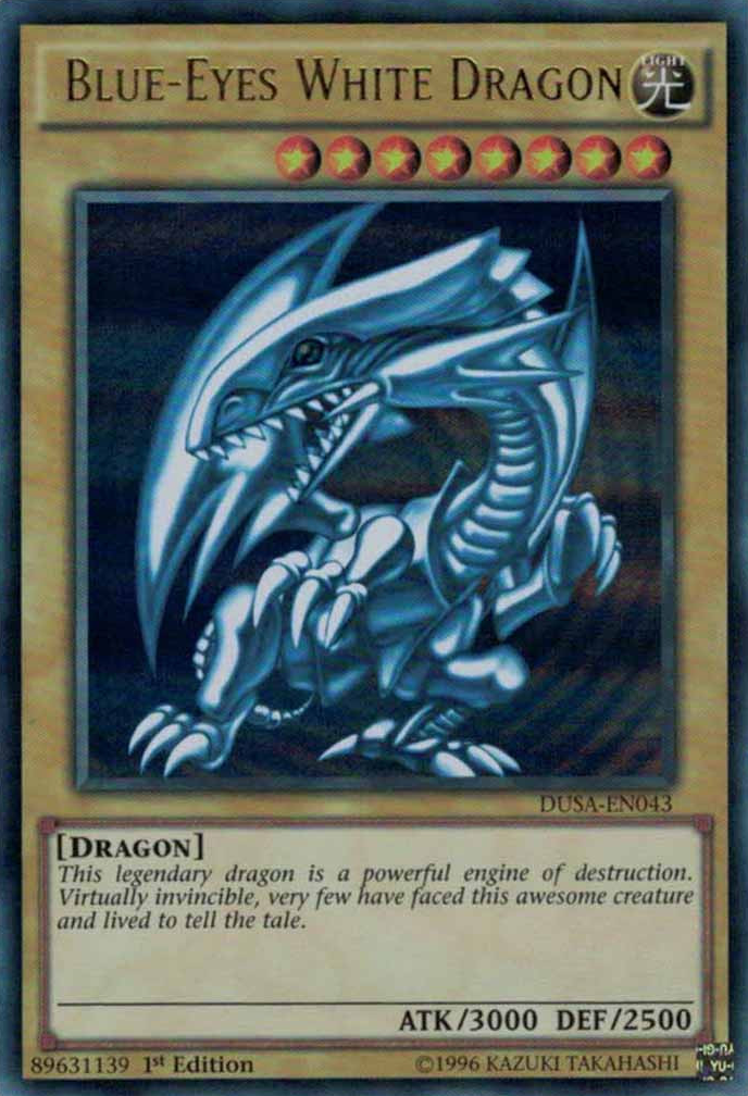 Blue-Eyes White Dragon [DUSA-EN043] Ultra Rare | L.A. Mood Comics and Games