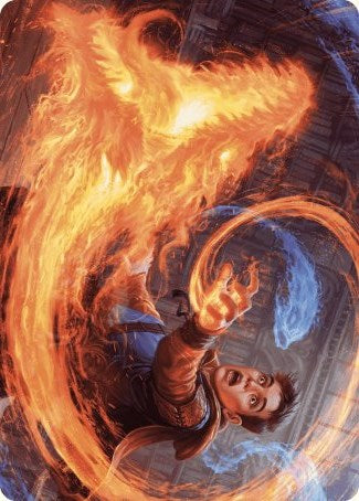 Frantic Firebolt Art Card [Wilds of Eldraine Art Series] | L.A. Mood Comics and Games