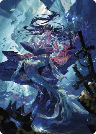 Rhystic Study Art Card [Wilds of Eldraine Art Series] | L.A. Mood Comics and Games