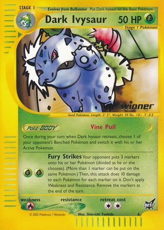 Dark Ivysaur (6) (Winner) [Best of Promos] | L.A. Mood Comics and Games