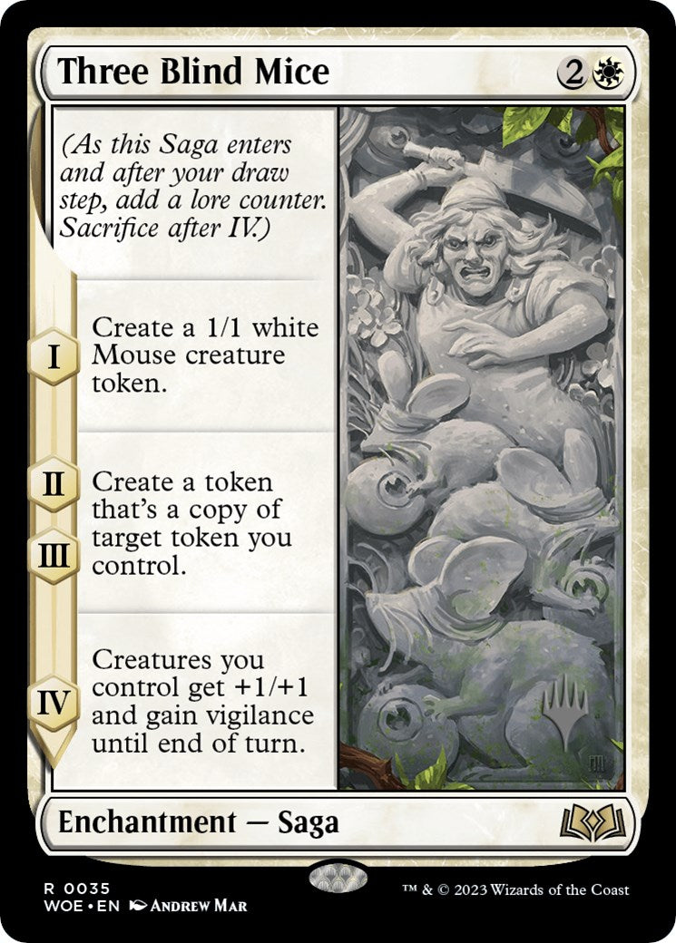 Three Blind Mice (Promo Pack) [Wilds of Eldraine Promos] | L.A. Mood Comics and Games