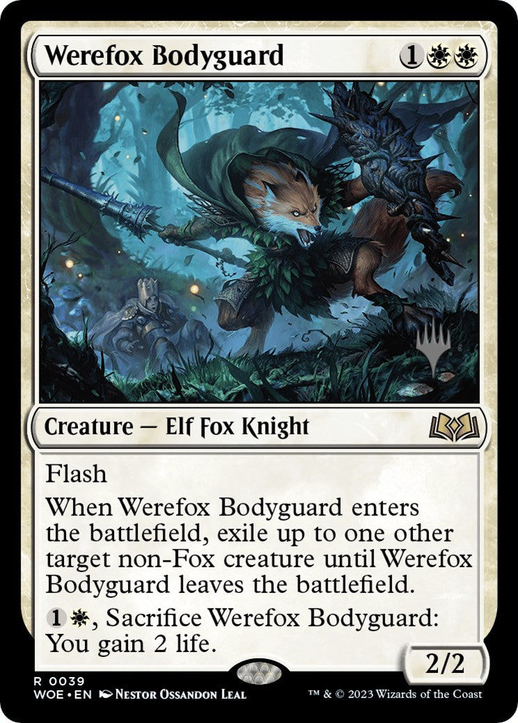 Werefox Bodyguard (Promo Pack) [Wilds of Eldraine Promos] | L.A. Mood Comics and Games