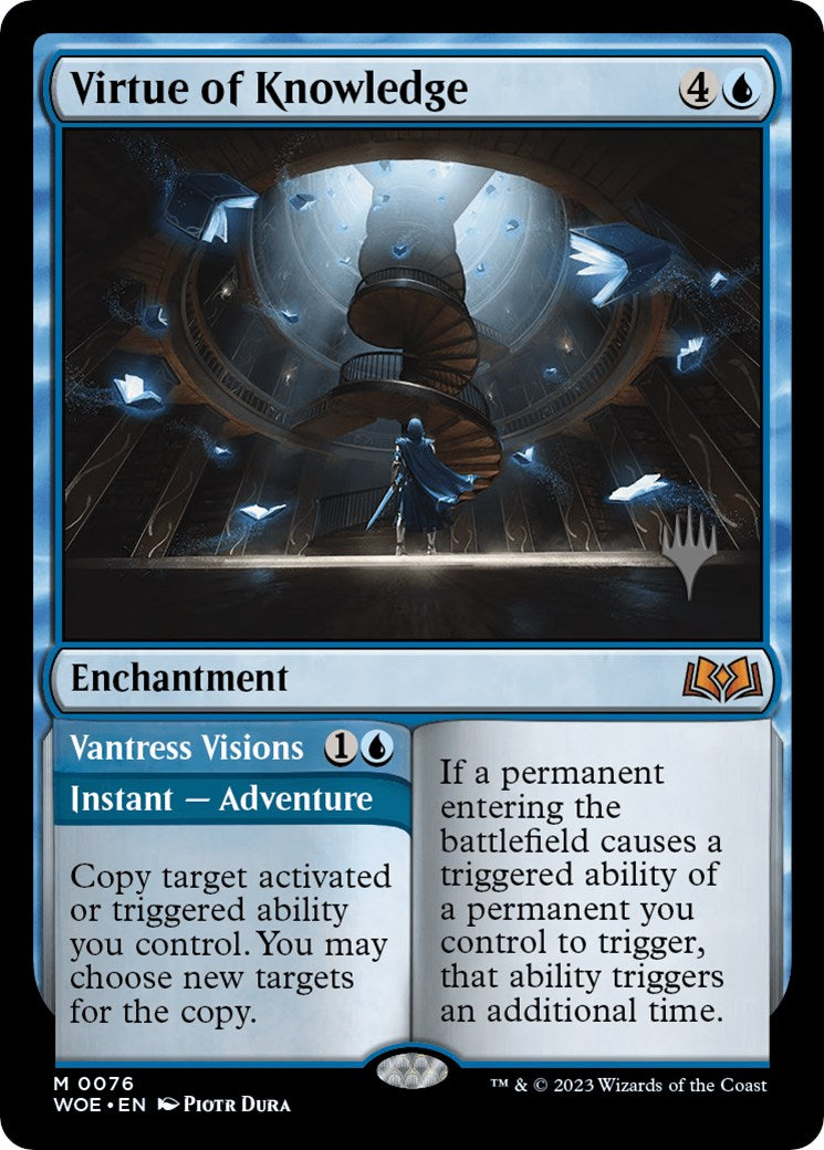 Virtue of Knowledge // Vantress Visions (Promo Pack) [Wilds of Eldraine Promos] | L.A. Mood Comics and Games