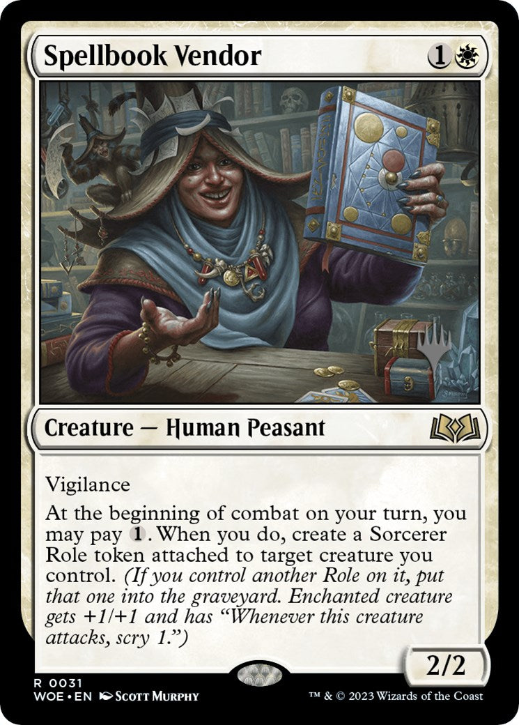 Spellbook Vendor (Promo Pack) [Wilds of Eldraine Promos] | L.A. Mood Comics and Games