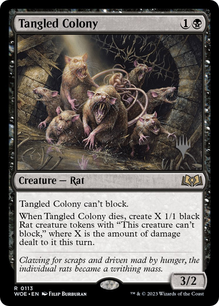 Tangled Colony (Promo Pack) [Wilds of Eldraine Promos] | L.A. Mood Comics and Games