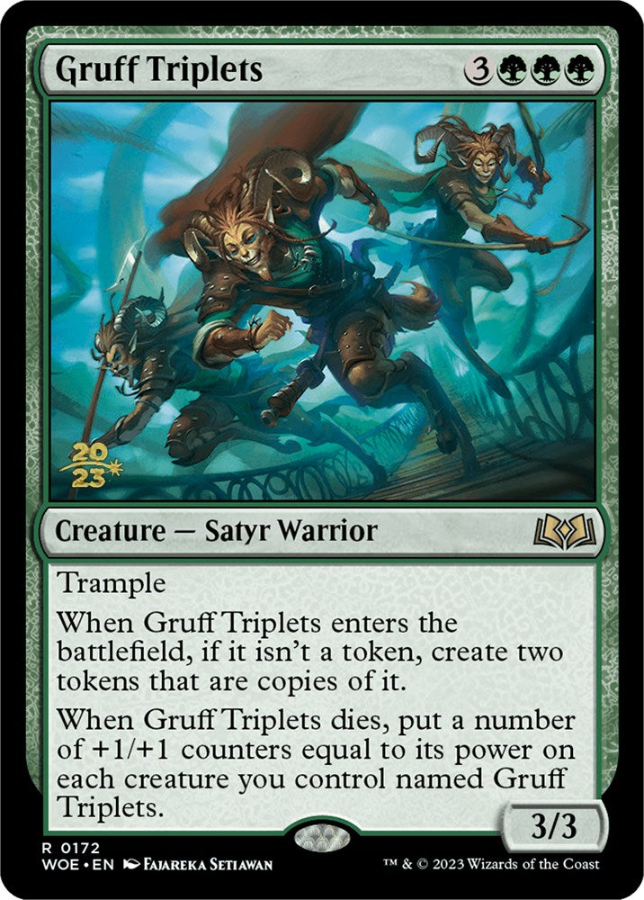 Gruff Triplets [Wilds of Eldraine Prerelease Promos] | L.A. Mood Comics and Games