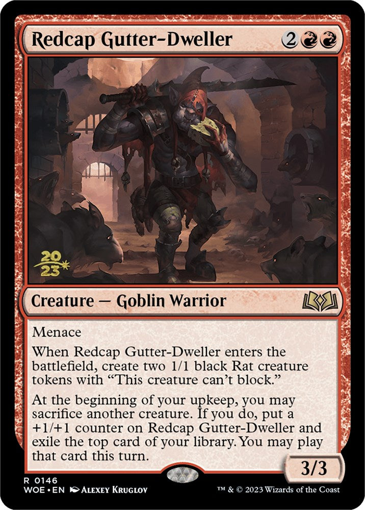 Redcap Gutter-Dweller [Wilds of Eldraine Prerelease Promos] | L.A. Mood Comics and Games