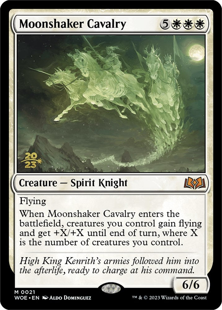 Moonshaker Cavalry [Wilds of Eldraine Prerelease Promos] | L.A. Mood Comics and Games