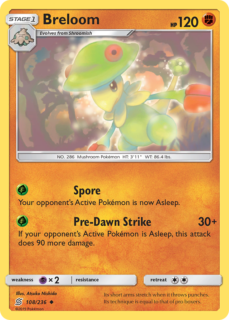 Breloom (108/236) [Sun & Moon: Unified Minds] | L.A. Mood Comics and Games