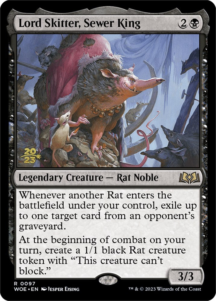 Lord Skitter, Sewer King [Wilds of Eldraine Prerelease Promos] | L.A. Mood Comics and Games
