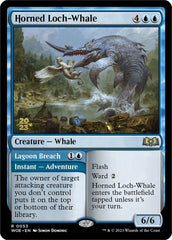 Horned Loch-Whale // Lagoon Breach (Promo Pack) [Wilds of Eldraine Promos] | L.A. Mood Comics and Games
