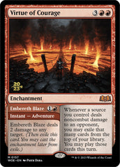 Virtue of Courage // Embereth Blaze [Wilds of Eldraine Prerelease Promos] | L.A. Mood Comics and Games