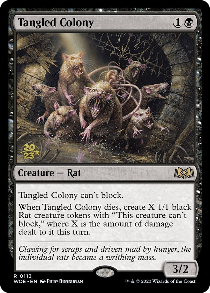 Tangled Colony [Wilds of Eldraine Prerelease Promos] | L.A. Mood Comics and Games