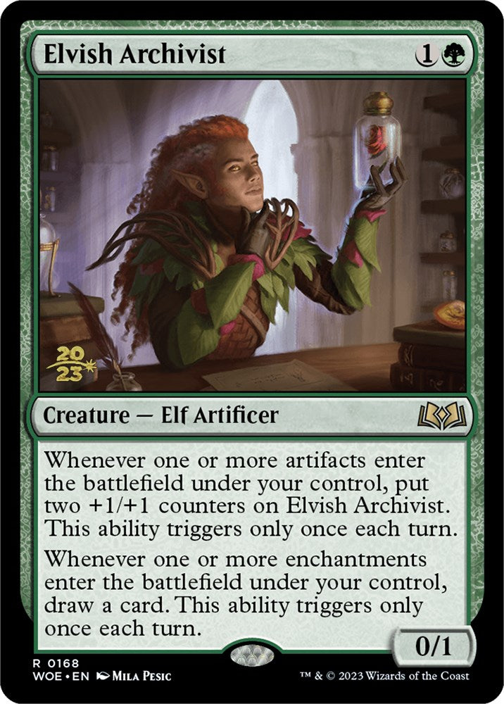 Elvish Archivist [Wilds of Eldraine Prerelease Promos] | L.A. Mood Comics and Games