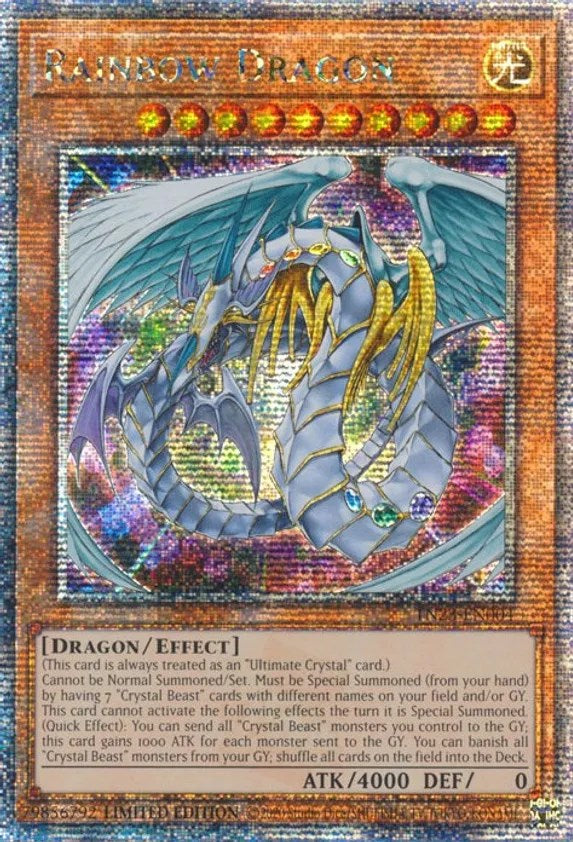 Rainbow Dragon [TN23-EN004] Quarter Century Secret Rare | L.A. Mood Comics and Games