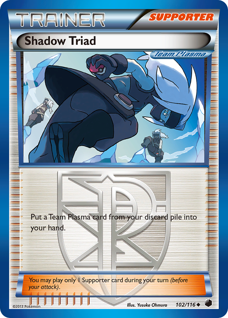 Shadow Triad (102/116) [Black & White: Plasma Freeze] | L.A. Mood Comics and Games