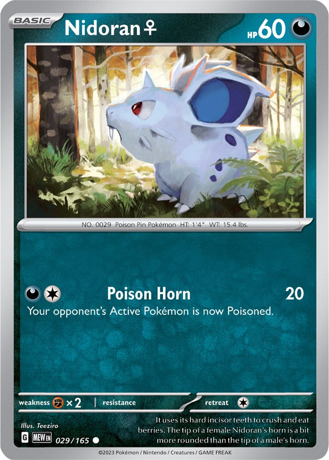 Nidoran F (029/165) [Scarlet & Violet: 151] | L.A. Mood Comics and Games