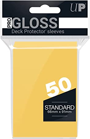 50ct Yellow Standard Deck Protectors | L.A. Mood Comics and Games