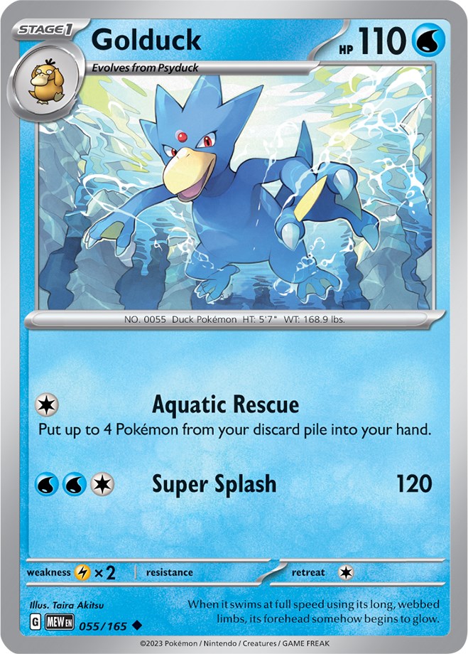 Golduck (055/165) [Scarlet & Violet: 151] | L.A. Mood Comics and Games