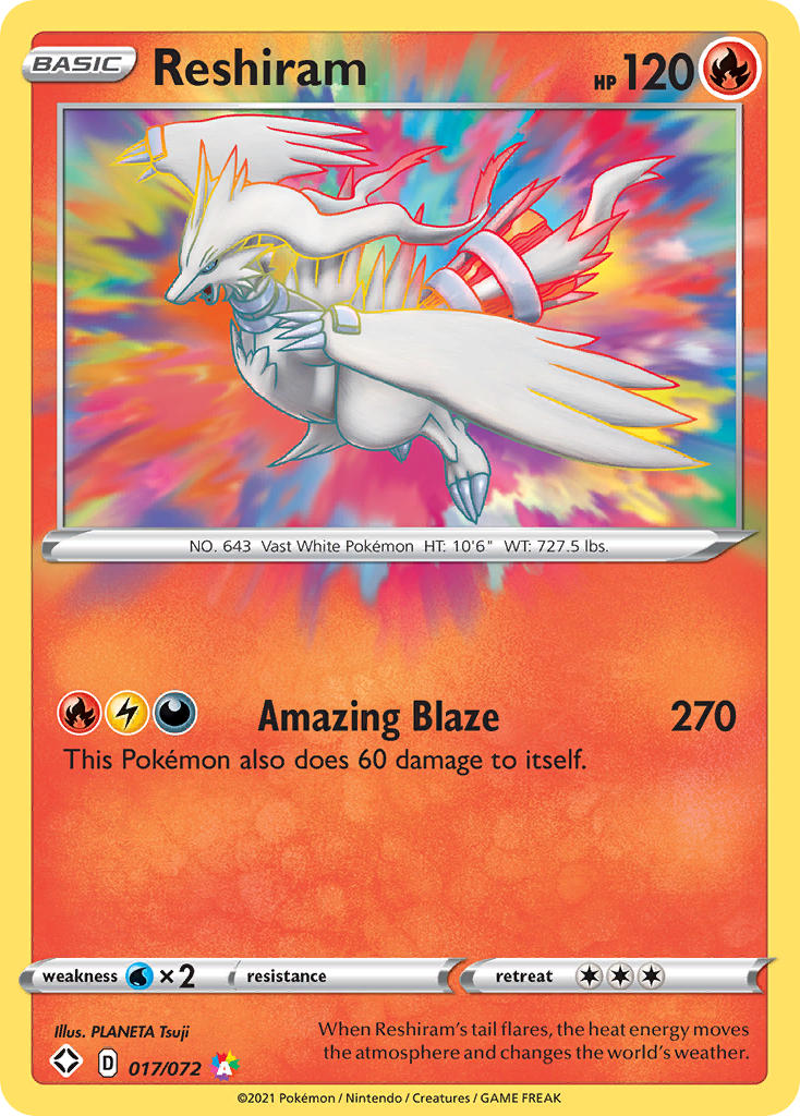 Reshiram (017/072) [Sword & Shield: Shining Fates] | L.A. Mood Comics and Games