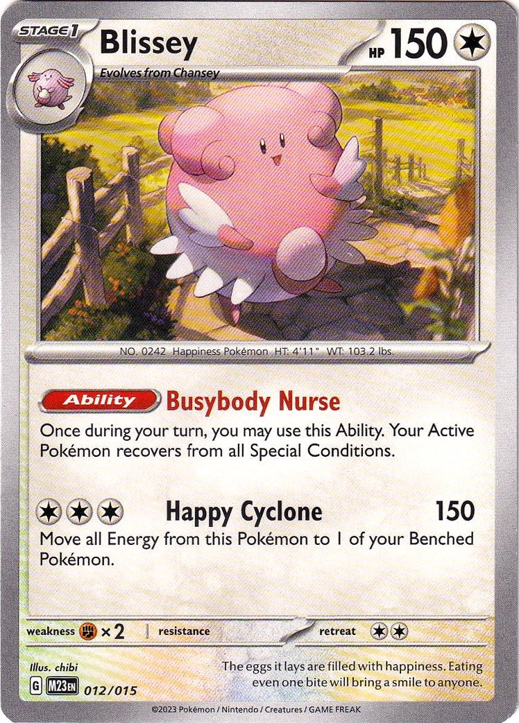 Blissey (012/015) [McDonald's Promos: 2023 Collection] | L.A. Mood Comics and Games