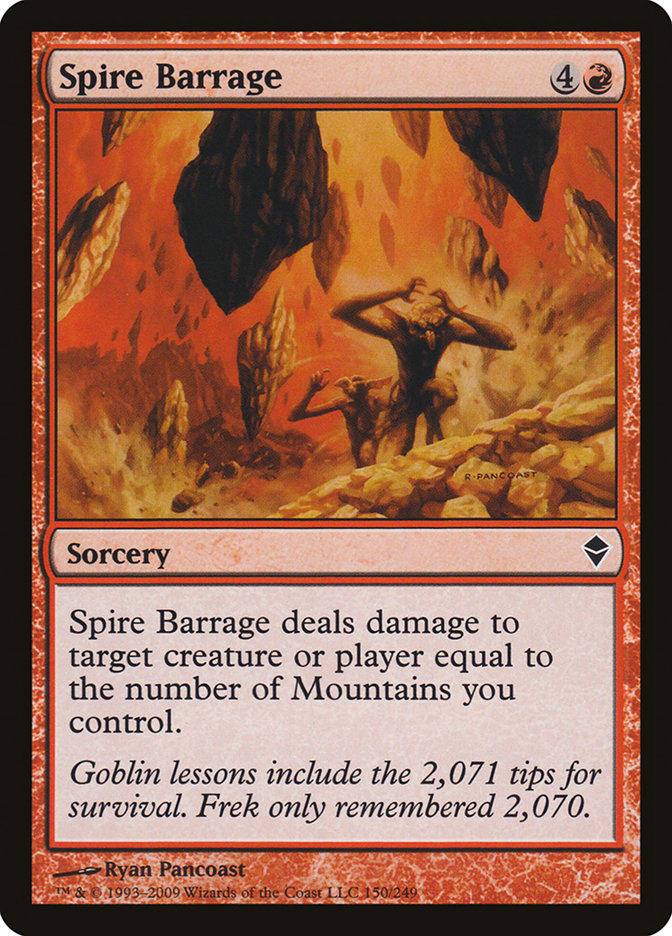 Spire Barrage [Zendikar] | L.A. Mood Comics and Games