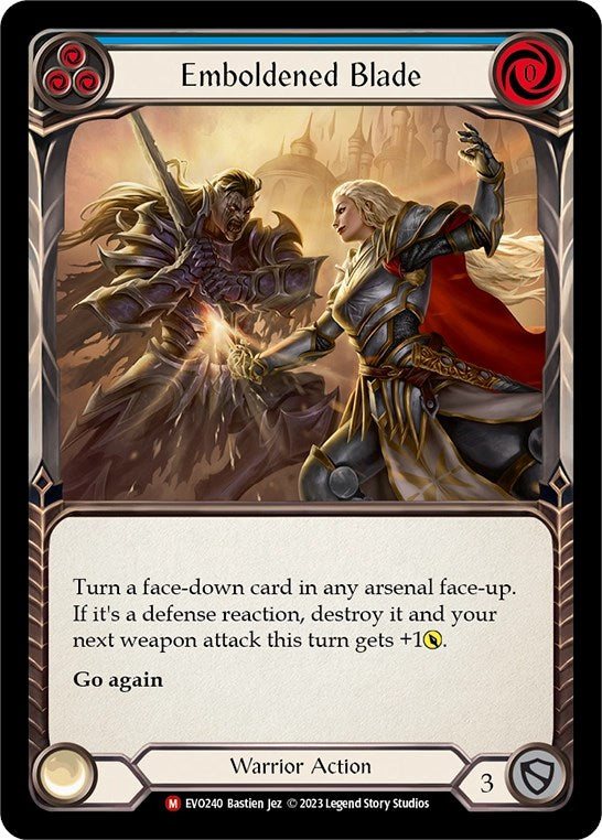 Emboldened Blade [EVO240] (Bright Lights)  Rainbow Foil | L.A. Mood Comics and Games