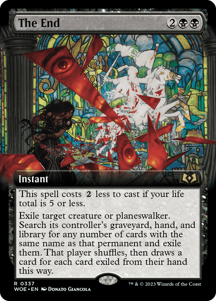 The End (Extended Art) [Wilds of Eldraine] | L.A. Mood Comics and Games