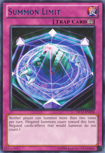 Summon Limit (Blue) [DL17-EN018] Rare | L.A. Mood Comics and Games