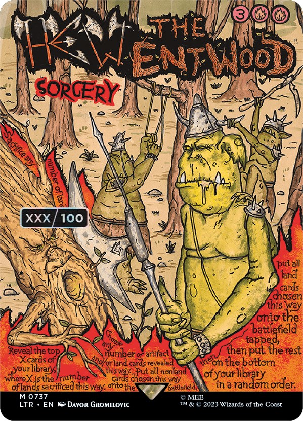 Hew the Entwood (Borderless Poster) (Serialized) [The Lord of the Rings: Tales of Middle-Earth] | L.A. Mood Comics and Games