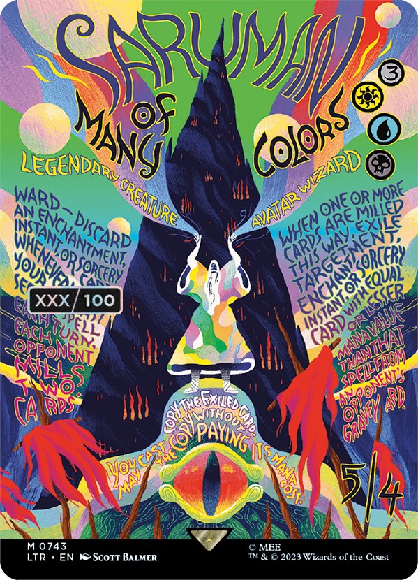 Saruman of Many Colors (Borderless Poster) (Serialized) [The Lord of the Rings: Tales of Middle-Earth] | L.A. Mood Comics and Games